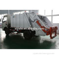 white color heavy duty ompression type garbage truck for sales